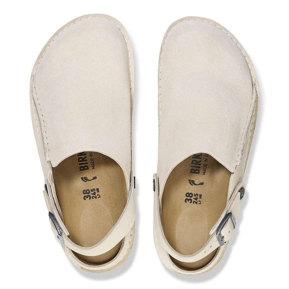 NWT Lutry Premium Suede IN EGGSHELL COLOR SIZE 7